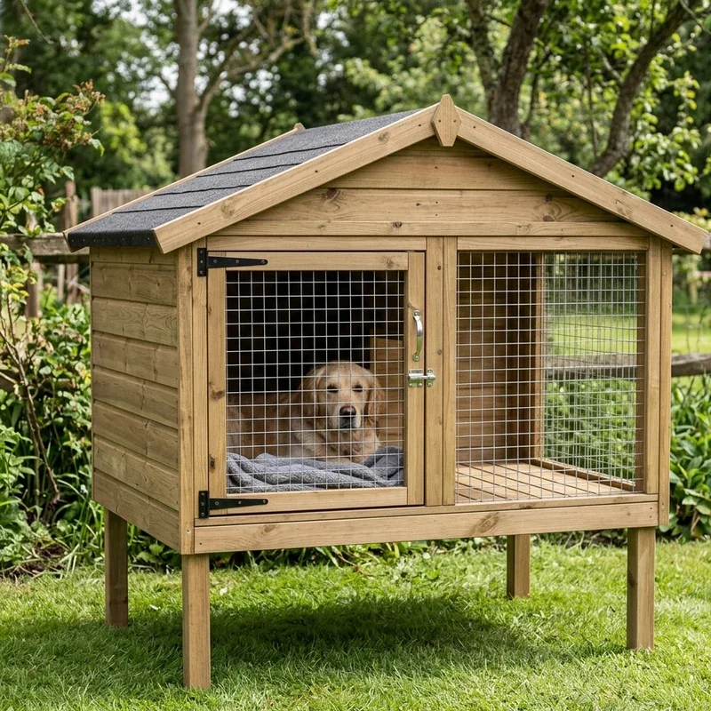 Raised Dog Kennel Ideas