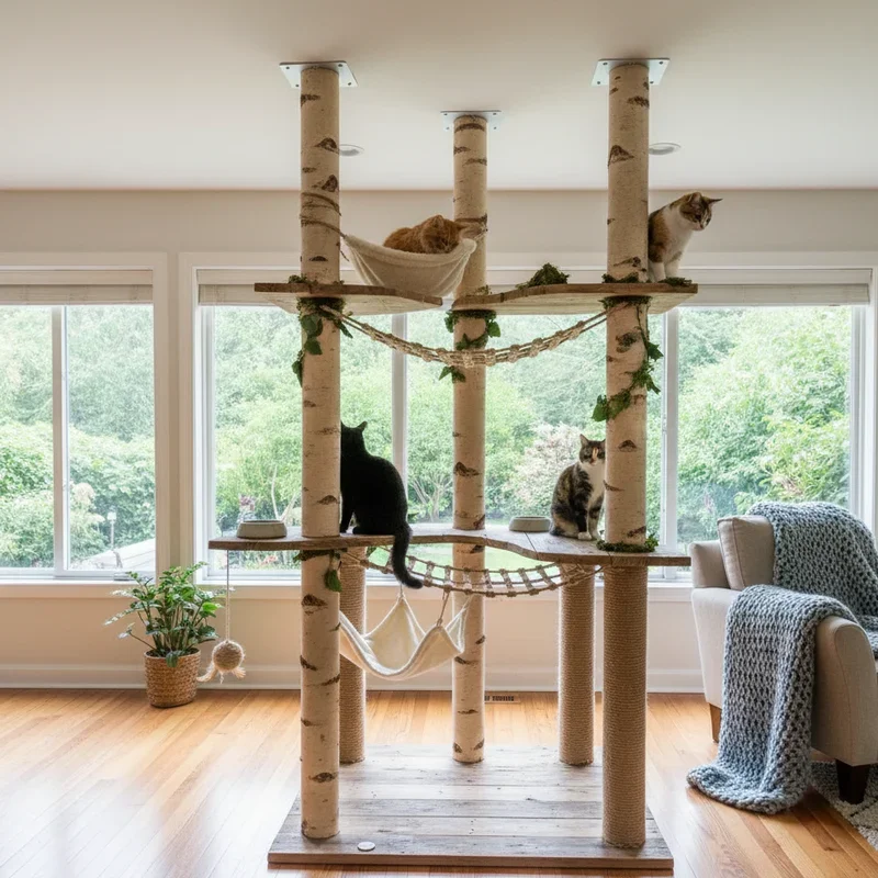 DIY Cat Tower Ideas