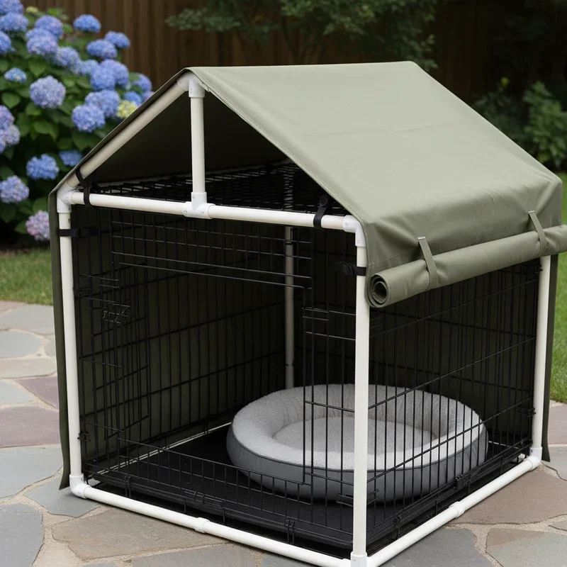 Dog Kennel Cover Ideas
