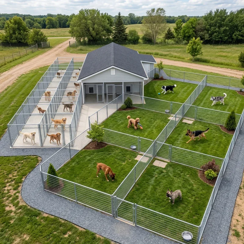 Dog Kennel Layout Ideas
