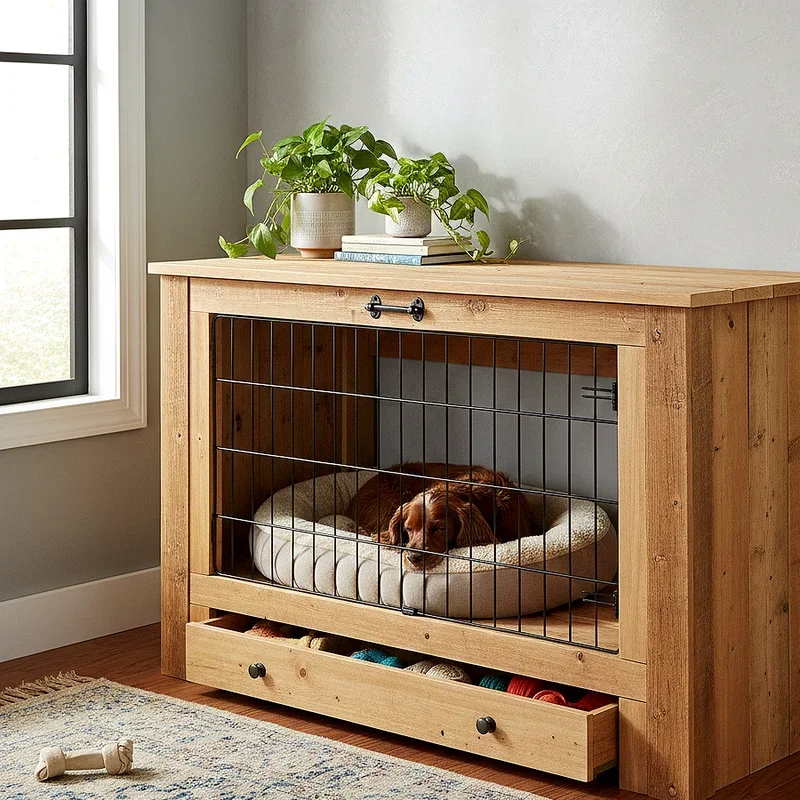 DIY Indoor Dog Kennel Ideas