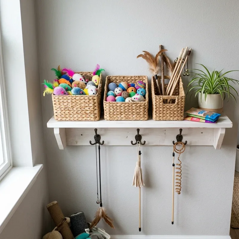 Cat Toy Storage Ideas