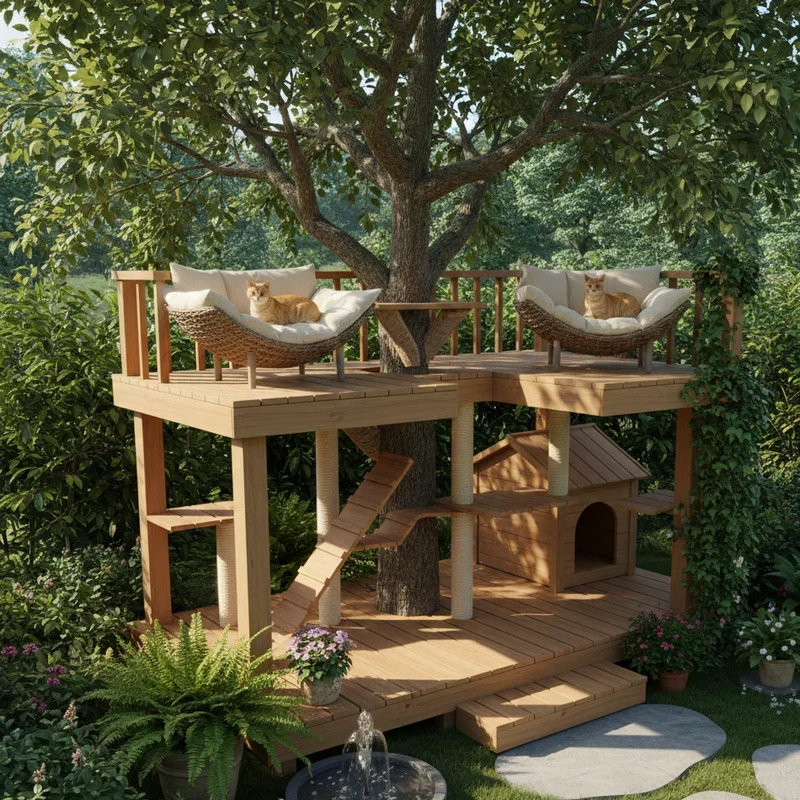 Outdoor Cat Perch Ideas
