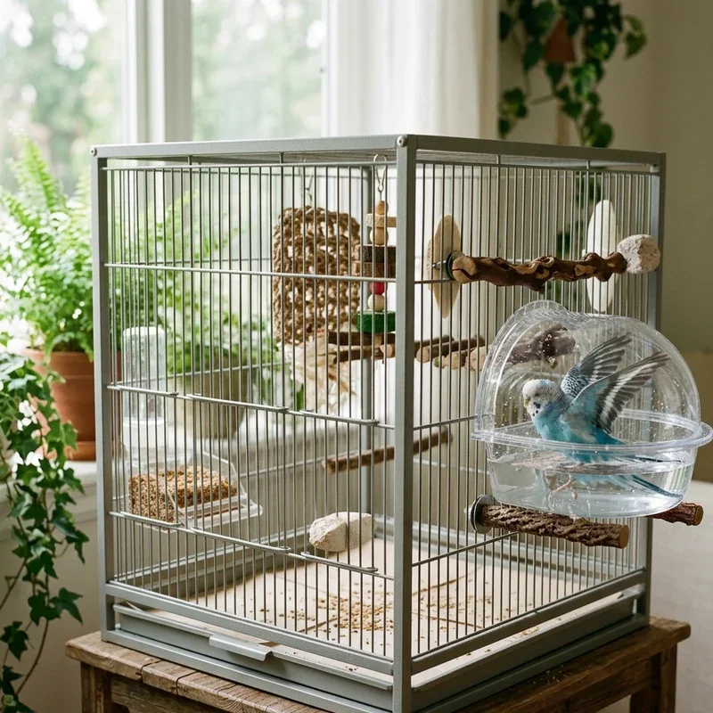 Bird Cage Setup Ideas