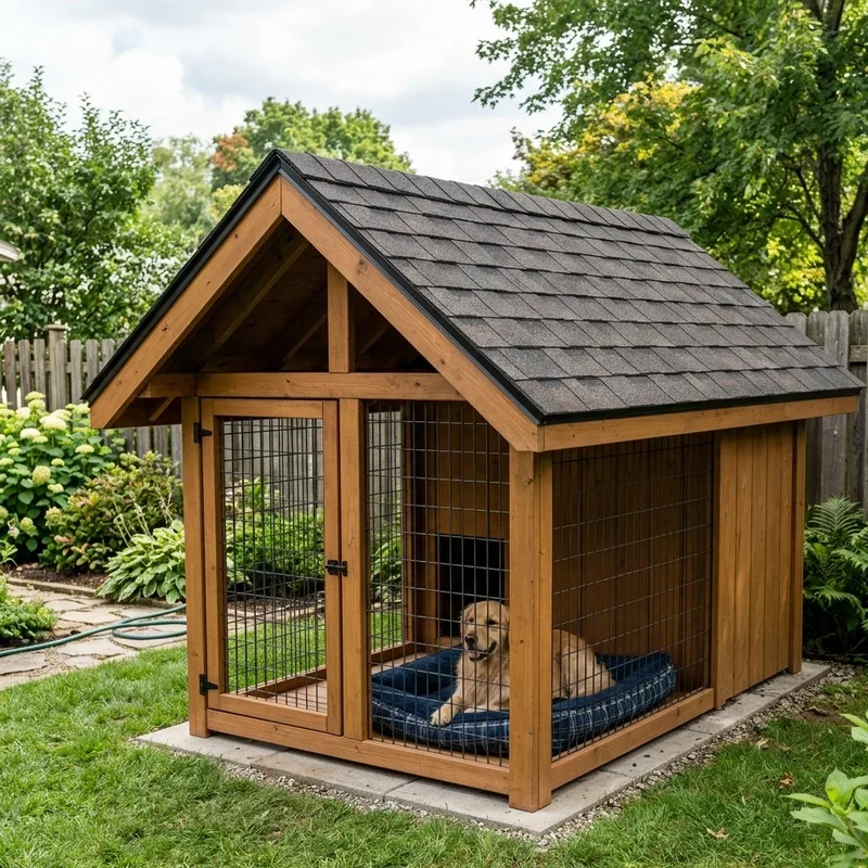 Dog Kennel Roof Ideas