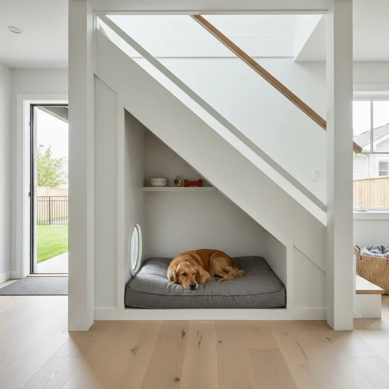 Dog Room Under Stairs Ideas