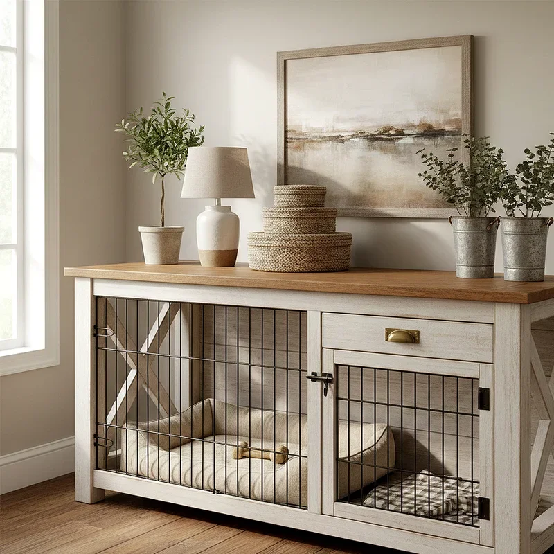Dog Crate Decorating Ideas