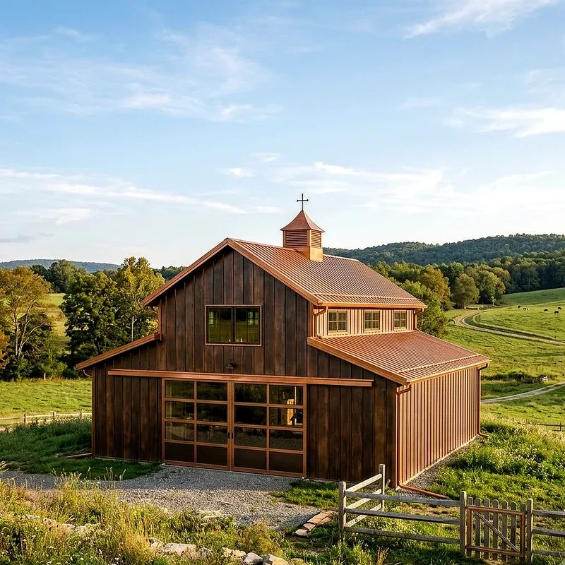 Metal Barn Color Ideas