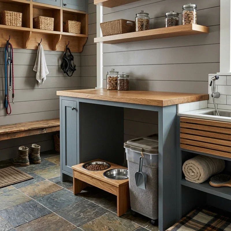 Dog Feeding Area Ideas