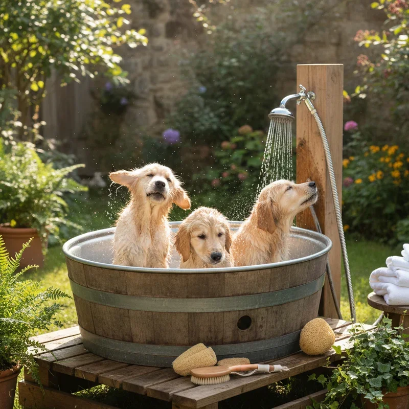 Dog Grooming Tub Ideas