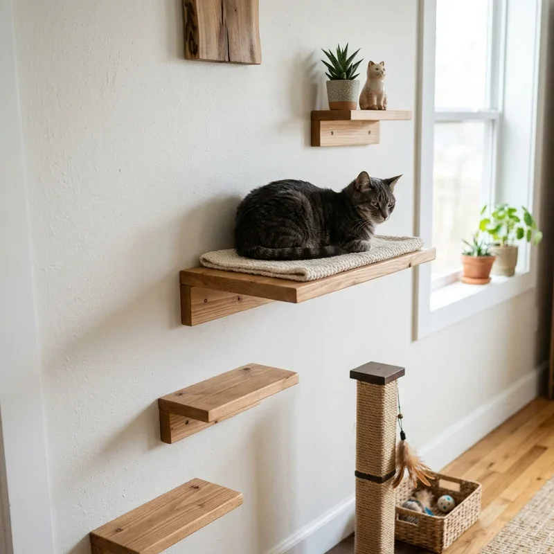 DIY Cat Shelf Ideas
