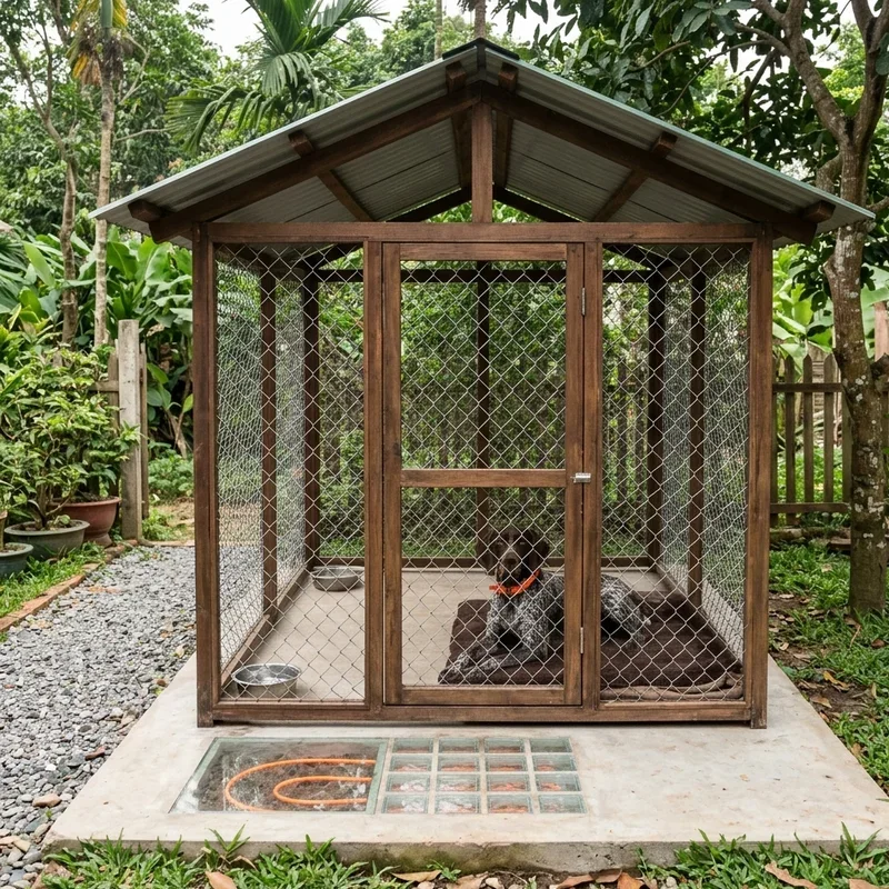 Outdoor Hunting Dog Kennel Ideas