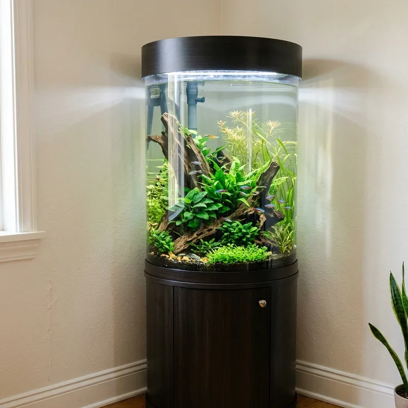 Corner Fish Tank Ideas
