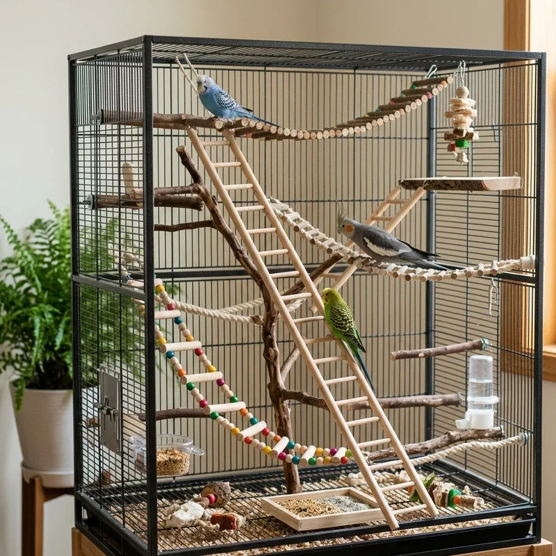 Bird Cage Setup Ideas