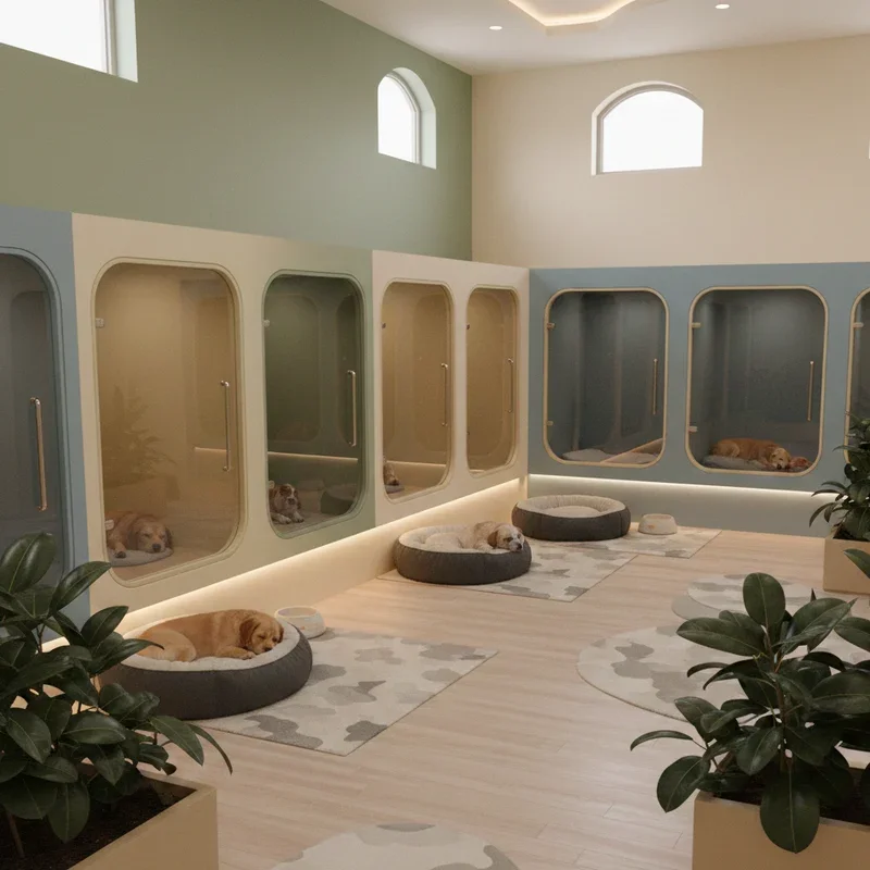 Indoor Dog Boarding Kennel Ideas