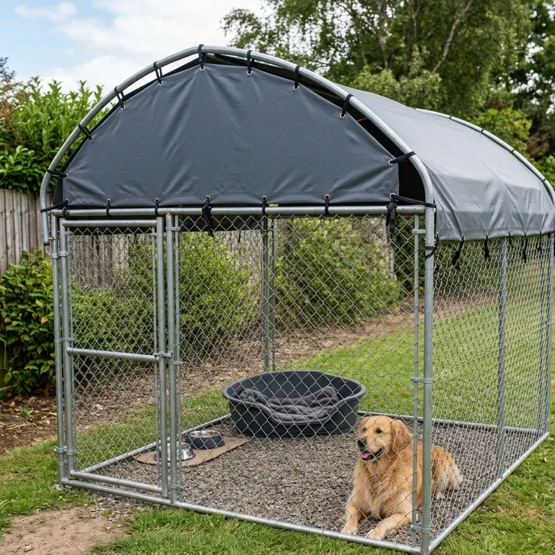 Outdoor Dog Kennel Roof Ideas