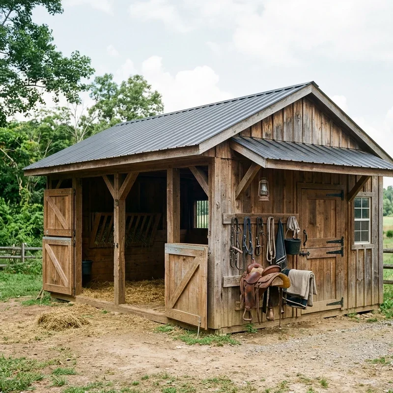 Simple Horse Barn Ideas