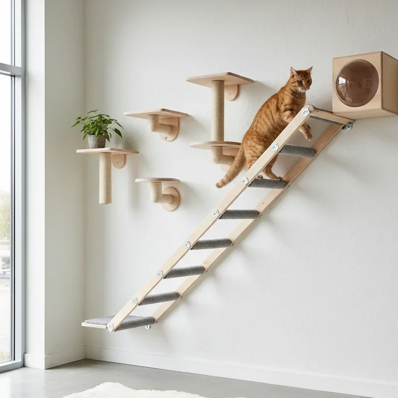 Cat Climbing Wall Ideas