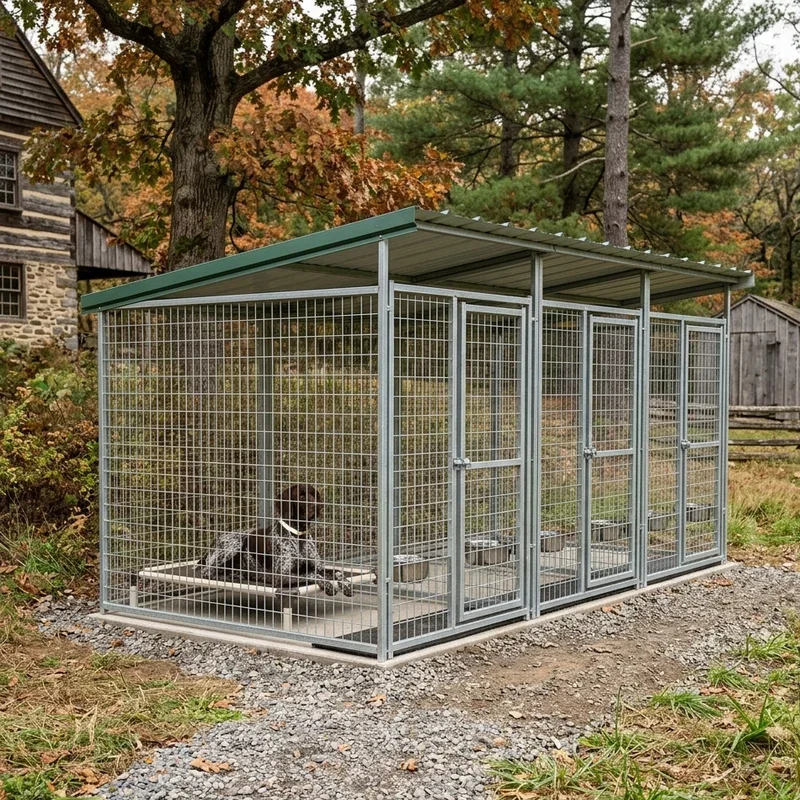 Outdoor Hunting Dog Kennel Ideas