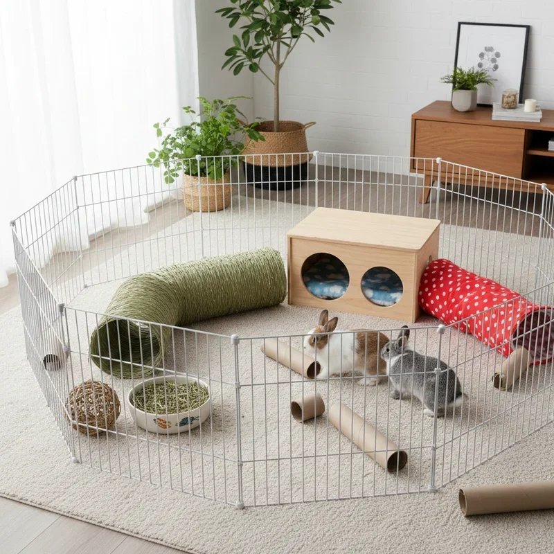 Indoor Rabbit Playpen Ideas