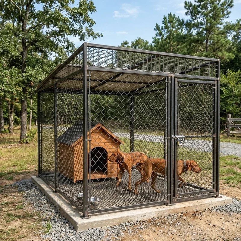 Outdoor Hunting Dog Kennel Ideas
