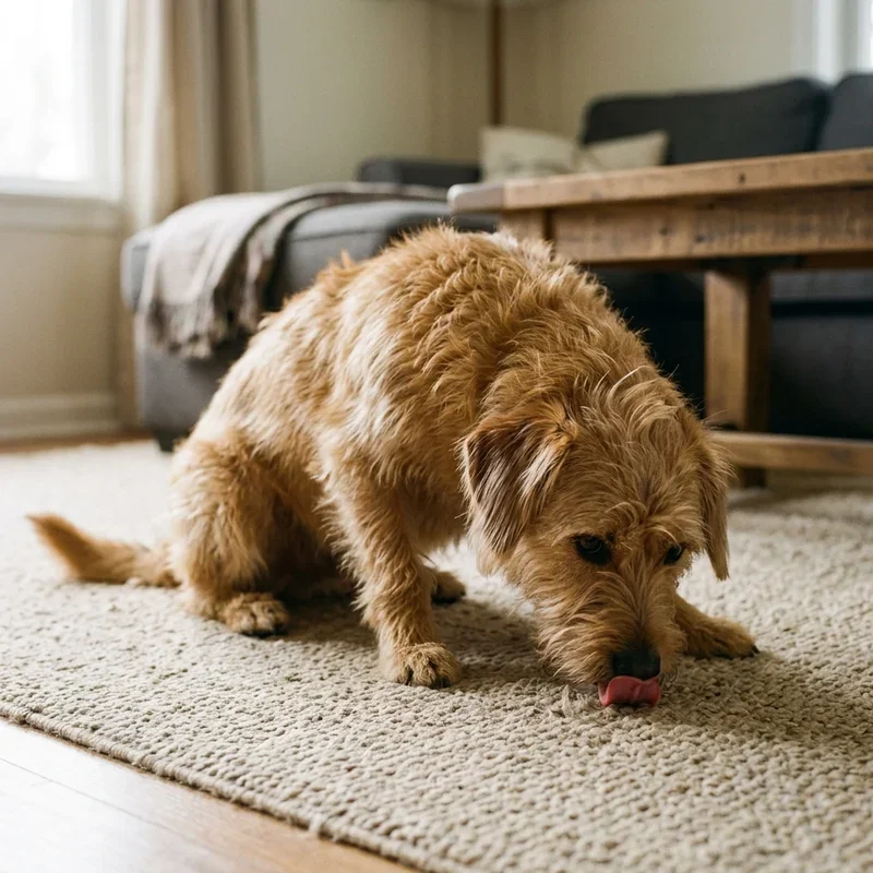 Why Is My Dog Licking the Carpet