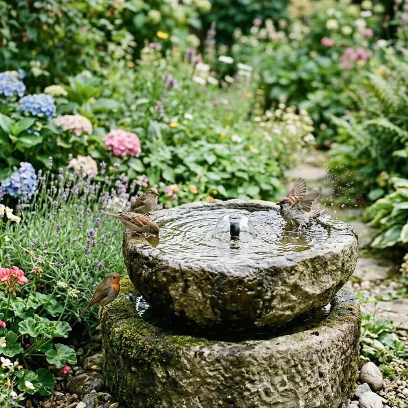 15 Bird Bath Fountain Ideas for a Beautiful Garden
