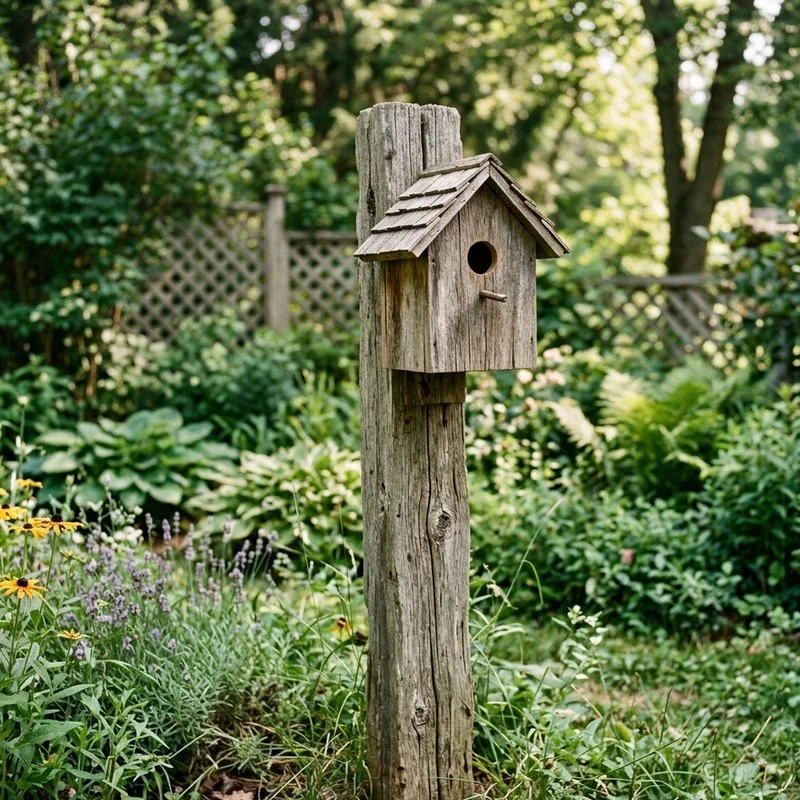Bird House Post Ideas