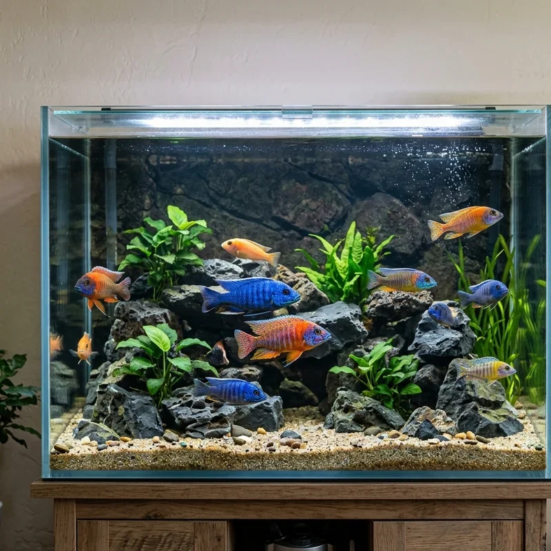Cichlid Fish Tank Ideas