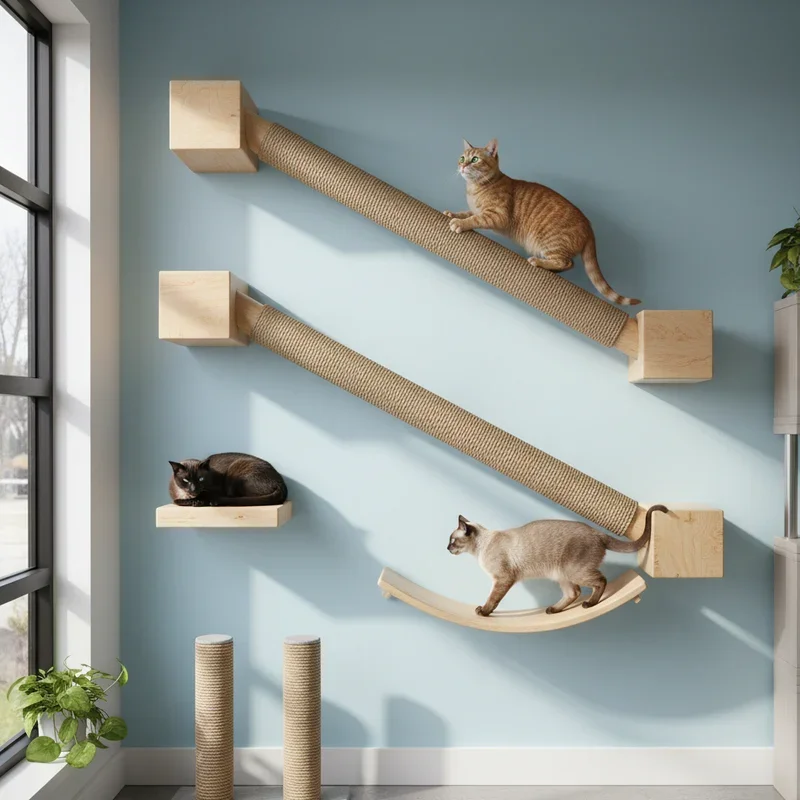 Cat Climbing Wall Ideas