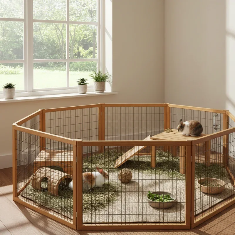 Indoor Rabbit Playpen Ideas