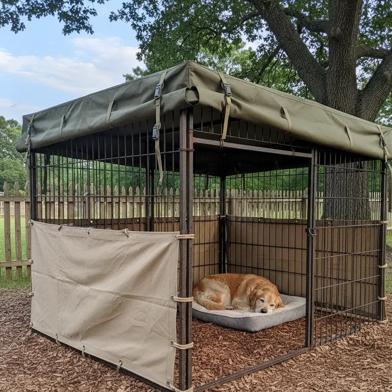 Dog Kennel Cover Ideas