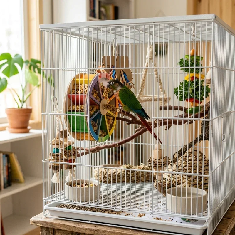 Bird Cage Setup Ideas
