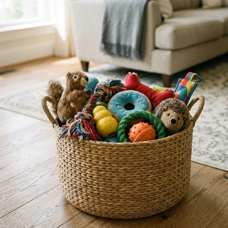 15 Dog Toy Basket Ideas to Keep Pet Clutter Neat and Tidy