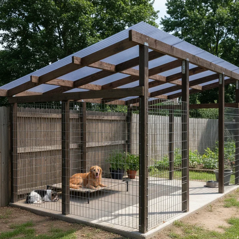 Dog Kennel Cover Ideas