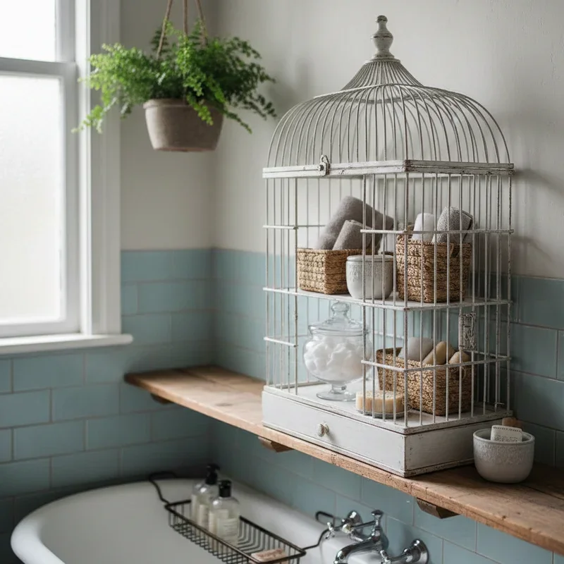 Vintage Bird Cage Decoration Ideas