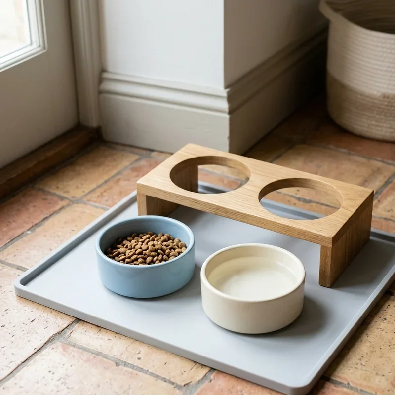 Cat Food Station Ideas