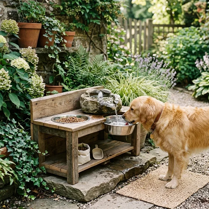 Dog Feeding Area Ideas