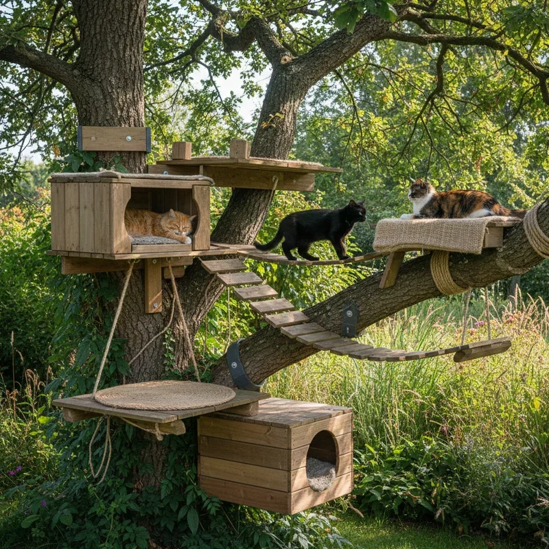 Outdoor Cat Perch Ideas