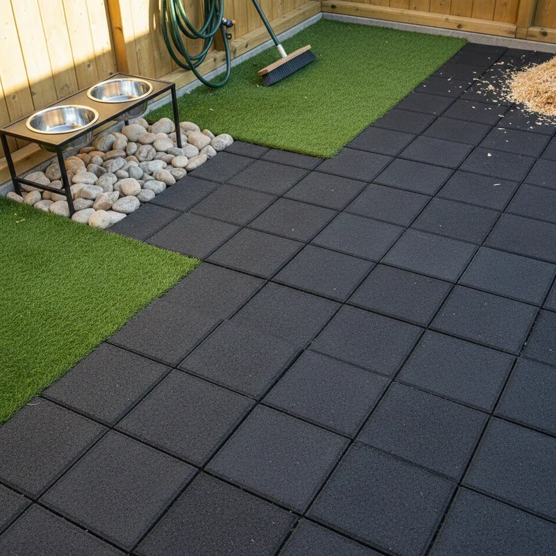 DIY Outdoor Dog Kennel Flooring Ideas