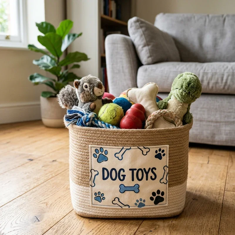 Dog Toy Basket Ideas