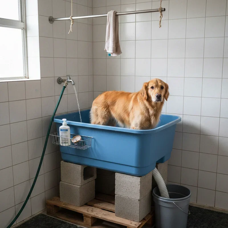 Dog Grooming Tub Ideas