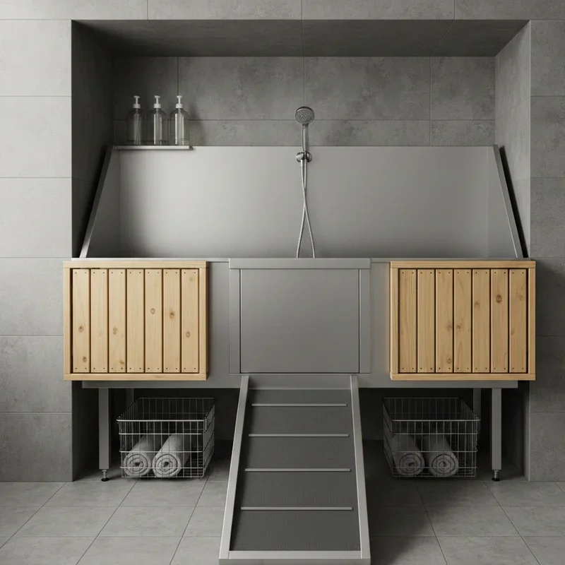 Dog Grooming Tub Ideas