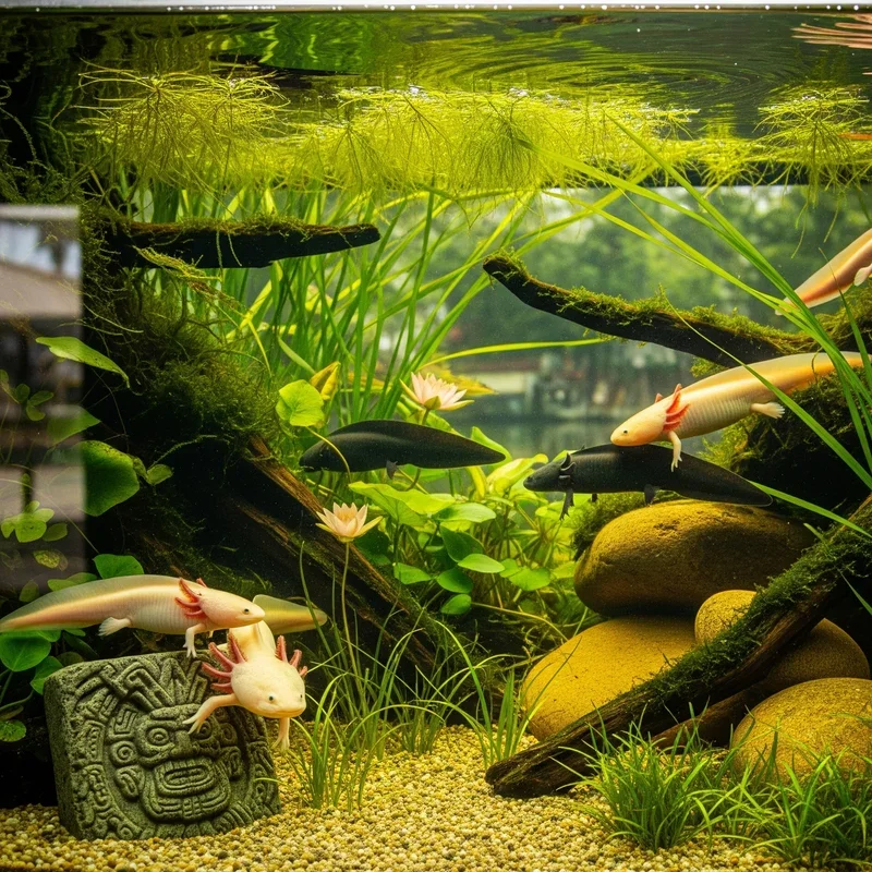 15 Cool Axolotl Tank Ideas For Unique Aquatic Setups