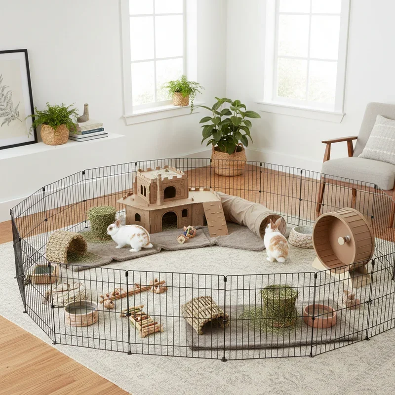 Indoor Rabbit Playpen Ideas