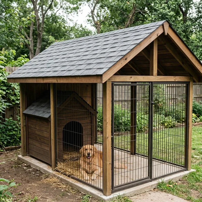 Dog Kennel Roof Ideas