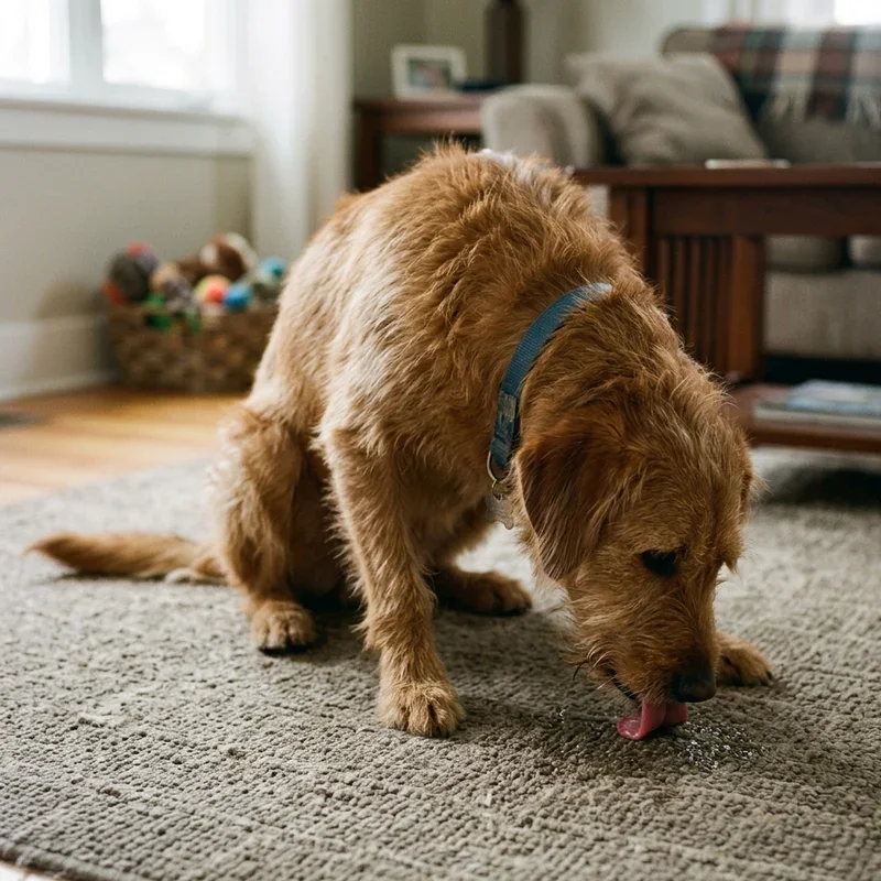 Why Is My Dog Licking the Carpet