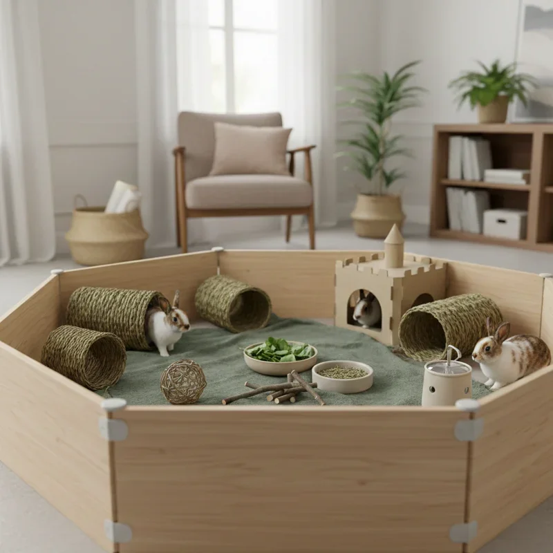 Indoor Rabbit Playpen Ideas