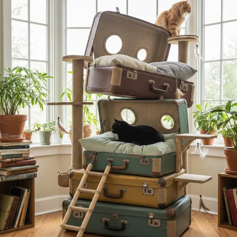 DIY Cat Tower Ideas