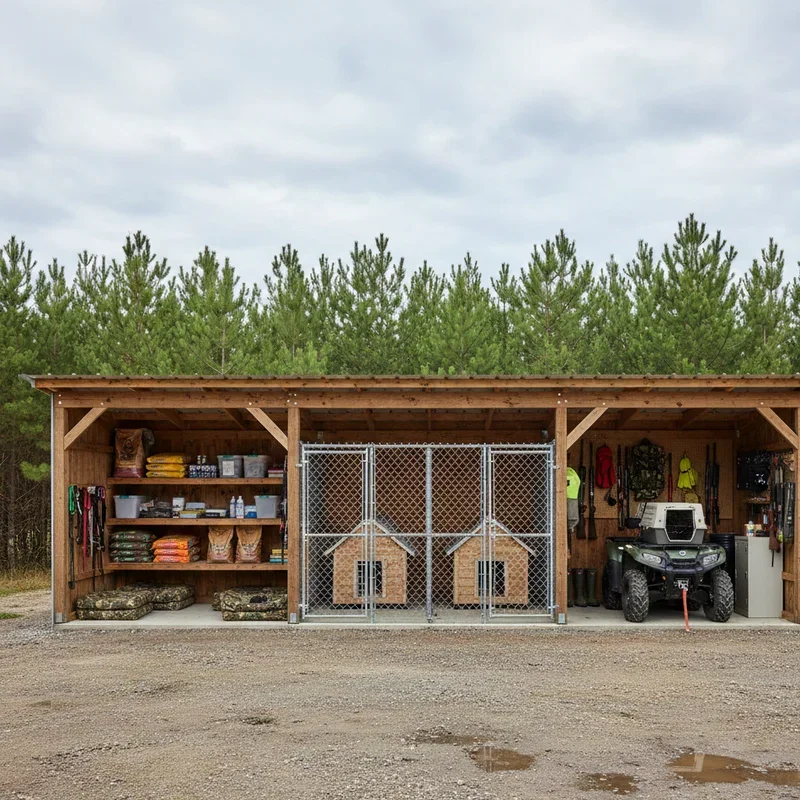 Hunting Dog Kennel Ideas